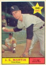 1961 Topps Baseball Cards      124     J.C. Martin
